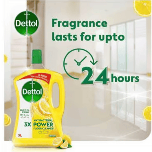 Dettol 4in1 Antibacterial Lemon Floor Cleaner 3L