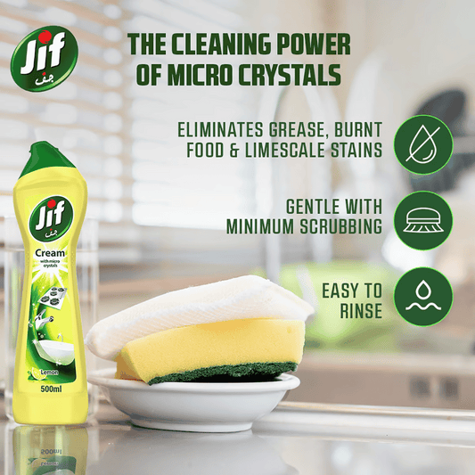 Jif Cleaning Cream Lemon 500ml
