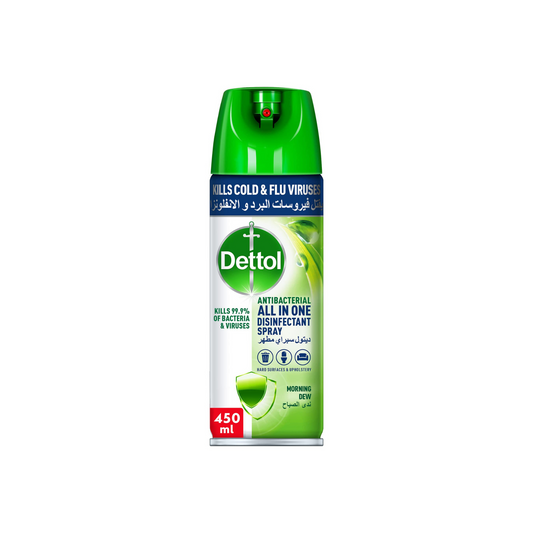 Dettol Disinfectant Surface Spray Fresh Scent Morning Dew 450ml