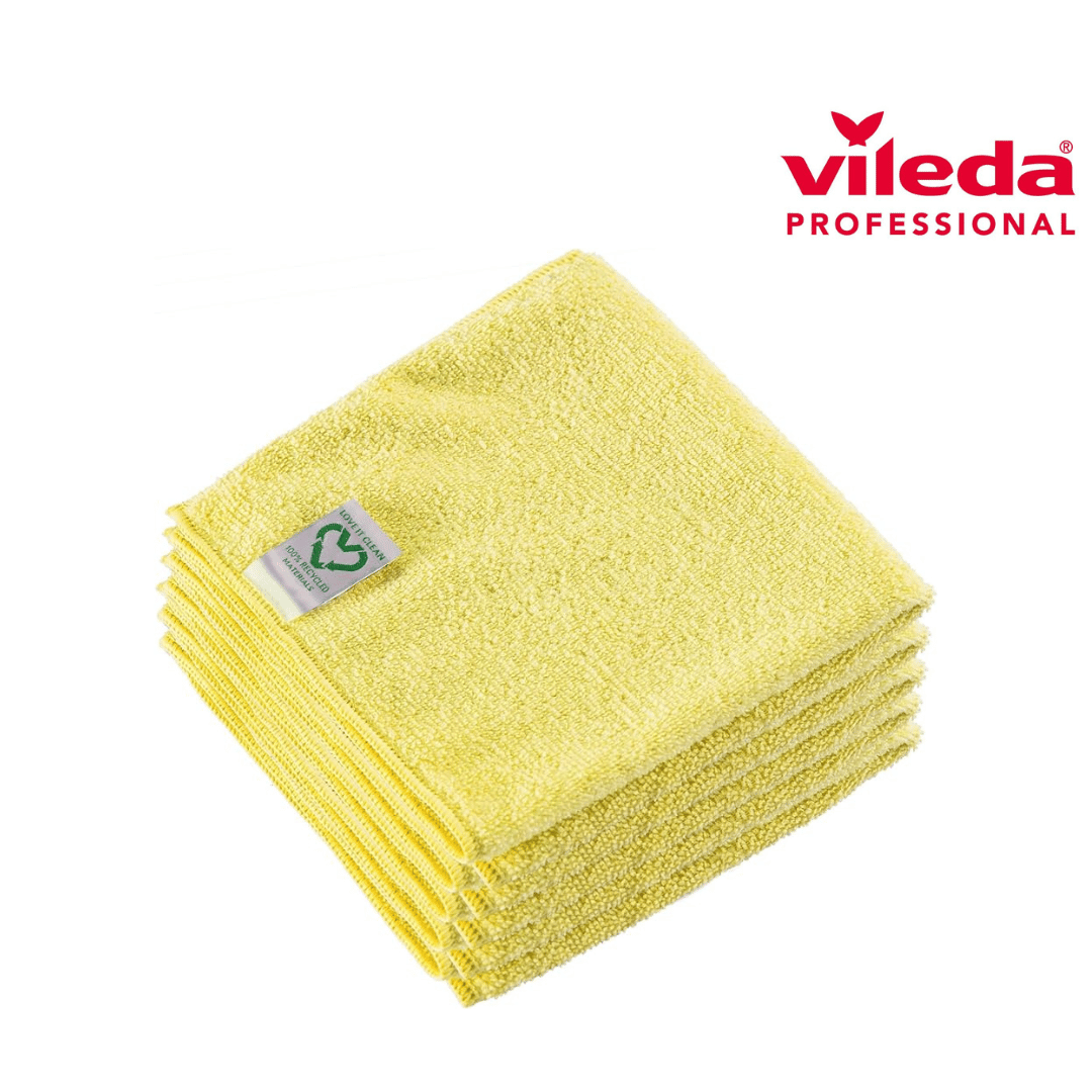 Vileda Professional - PVA Micro Cloth Green, 100% Microfibers Made of PVA 5  pcs