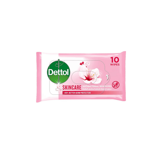 Dettol Antibacterial Wipes Sensitive Skincare 10s