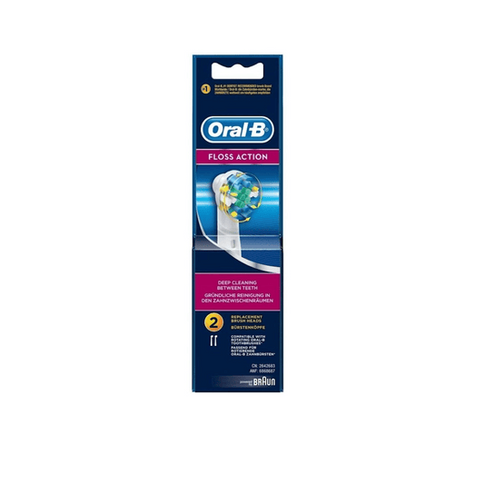 Oral B EB25-2 Floss Action Brush Heads 2 Pack