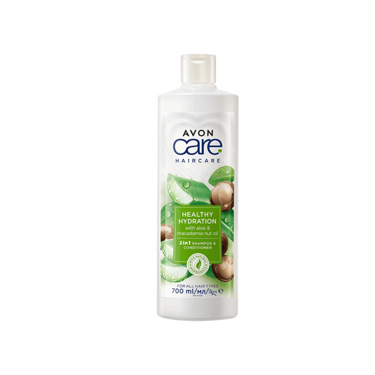 Avon Care Aloe & Macadamia Nut Oil 2in1 Shampoo & Conditioner, 700ml
