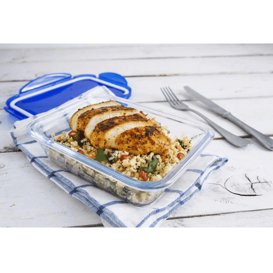 Pyrex Cook & Go Glass Rectangular dish with lid, 1.7L, 282PG00