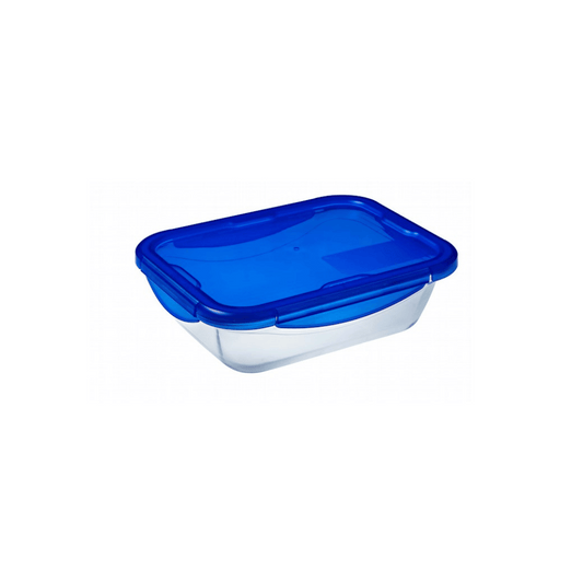 Pyrex Cook & Go Glass Rectangular dish with lid, 1.7L, 282PG00