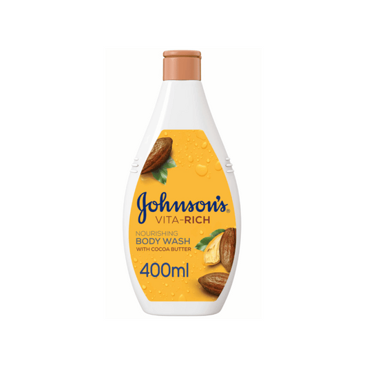 Johnson's Vita-Rich Body Wash Cocoa Butter, 400ml