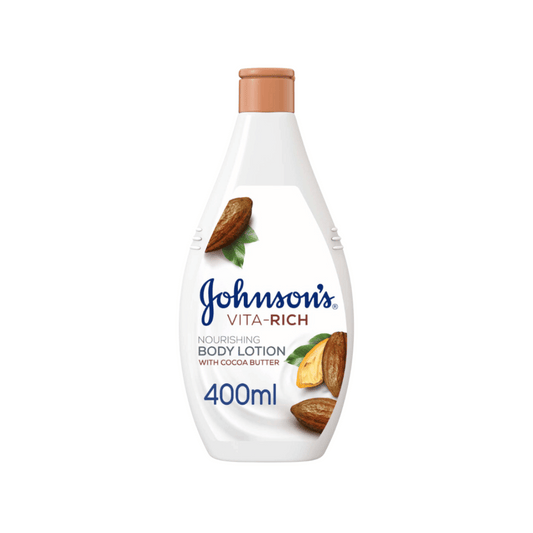 Johnson's Vita-Rich Body Lotion, Nourishing Cocoa Butter 400ml