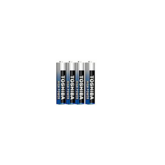 Toshiba Batteries Blue Shrink AAA4 Alkaline LR03 258411