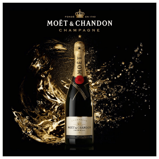 Moet Et Chandon Impérial Brut Champagne 75cl Limited Edition + 2 Glasses