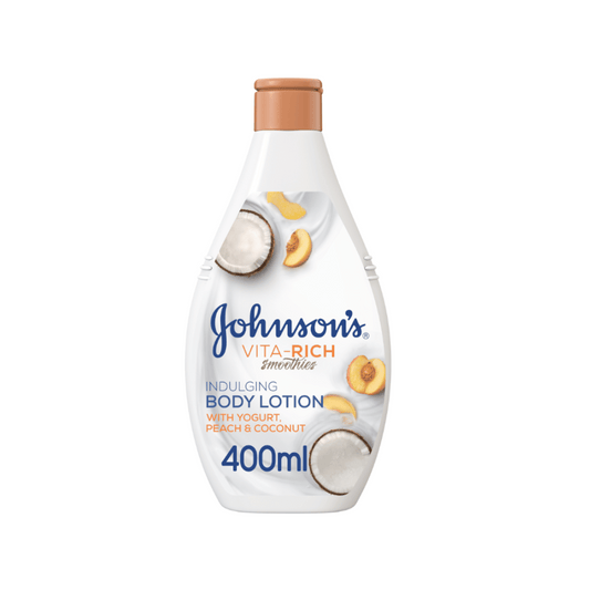 Johnson's Vita-Rich Body Lotion Indulging Peach Yogurt, 400ml