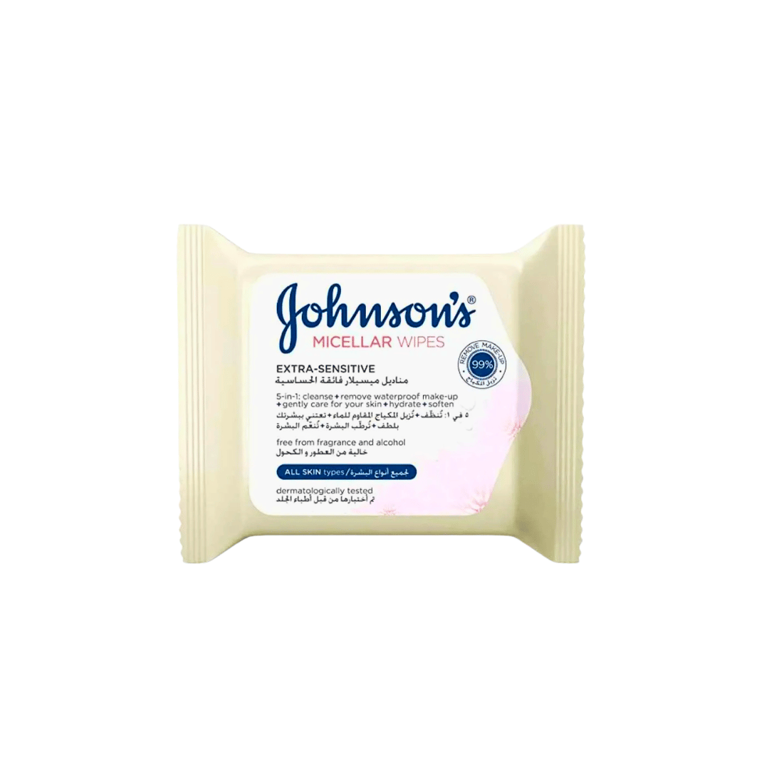 Fattal Online Buy J&J Facial Wipes Micellar Extra Sensitive