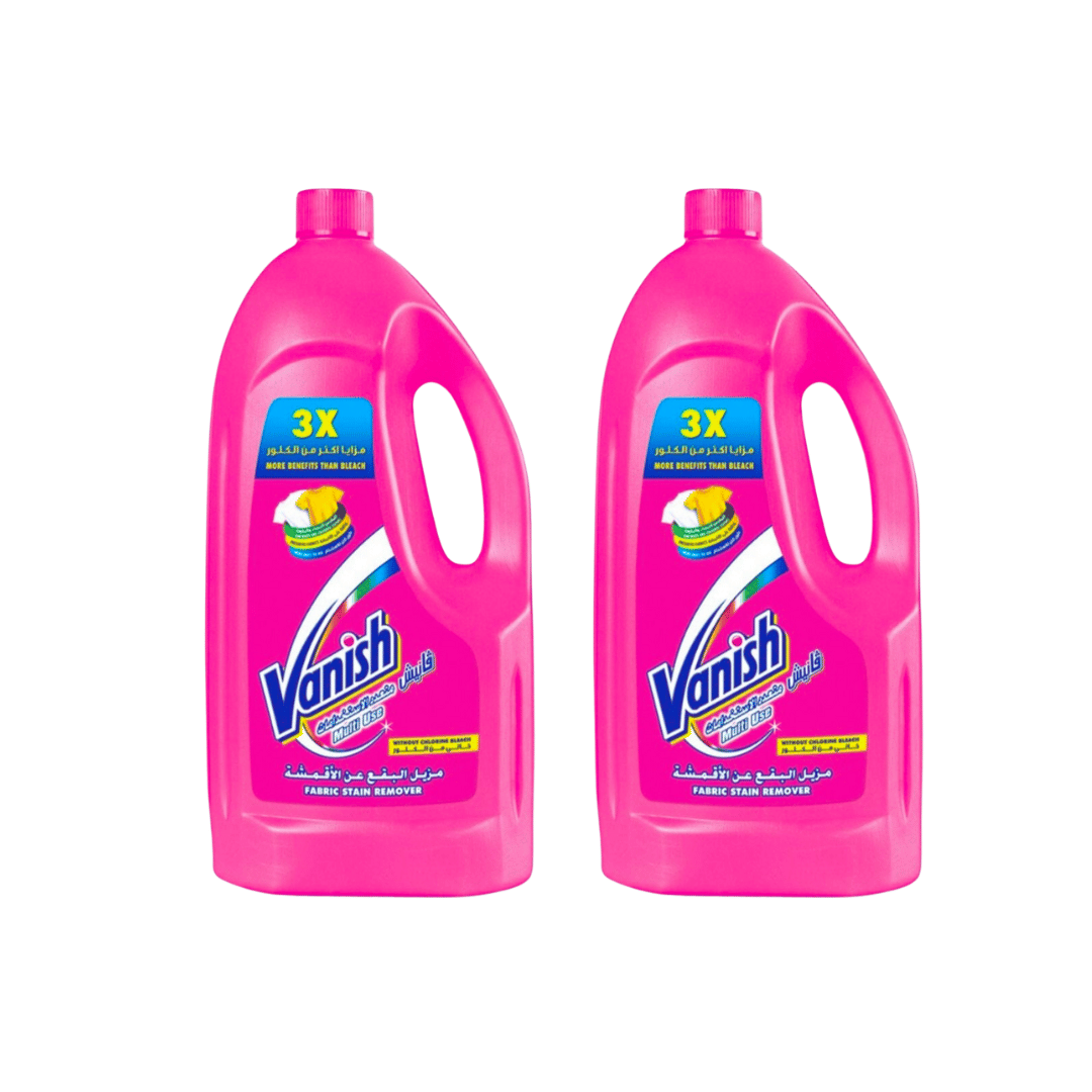Vanish - Liquid Fabric Stain Remover 3L + 1L Pink