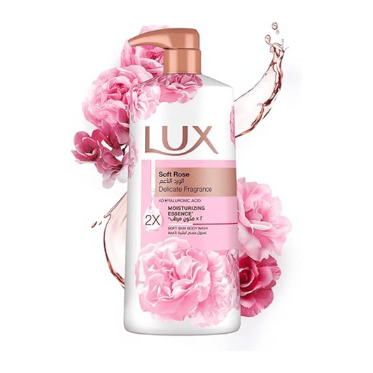 LUX Moisturising Body Wash Soft Rose For All Skin Types, 700ml