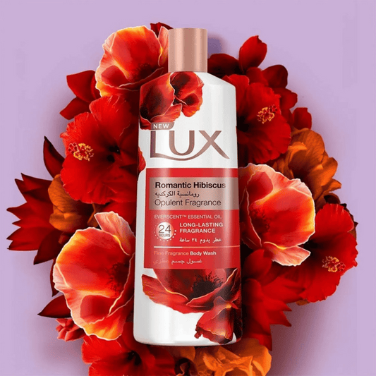 LUX Perfumed Body Wash Romantic Hibiscus For 24 Hours Long Lasting Fragrance, 700ml