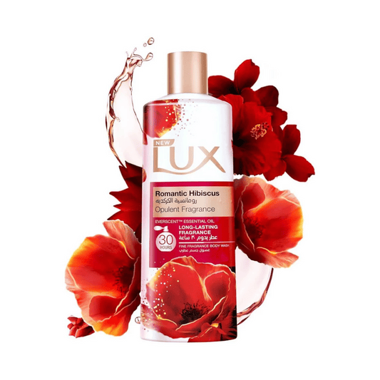 Lux Perfumed Body Wash Romantic Hibiscus, 500ml