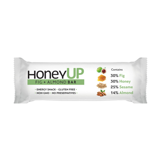 HoneyUP Fig, Honey, Sesame & Almonds Bar 40g