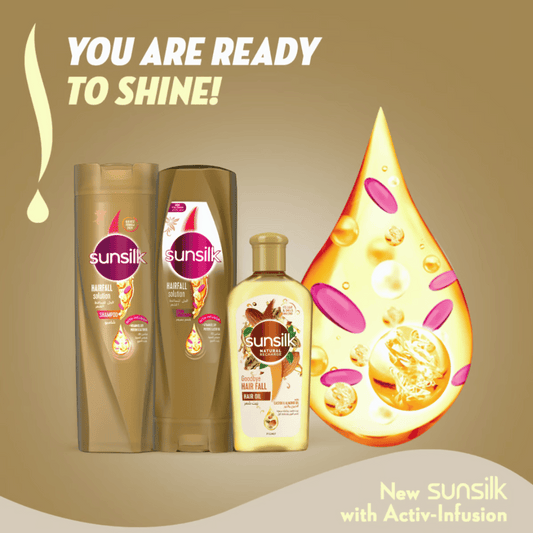 Sunsilk Goodbye Hair Fall Oil with Castor & Almond, 250ml