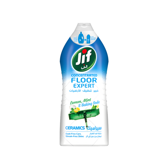 Jif Concentrated Floor Expert Ceramics Lemon Mint & Baking Soda, 1500ml