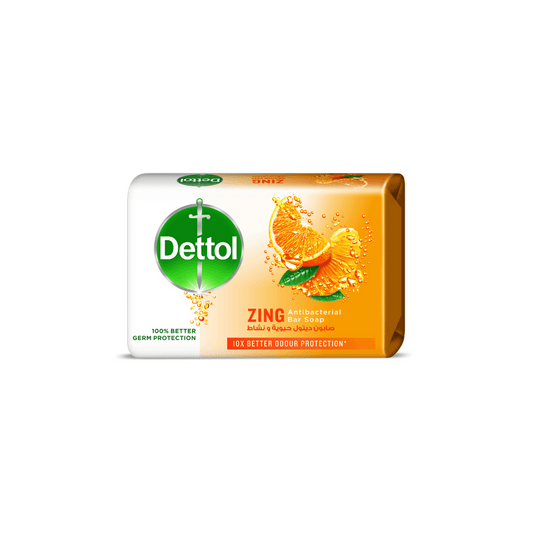 Dettol Antibacterial Soap Zing, 120g