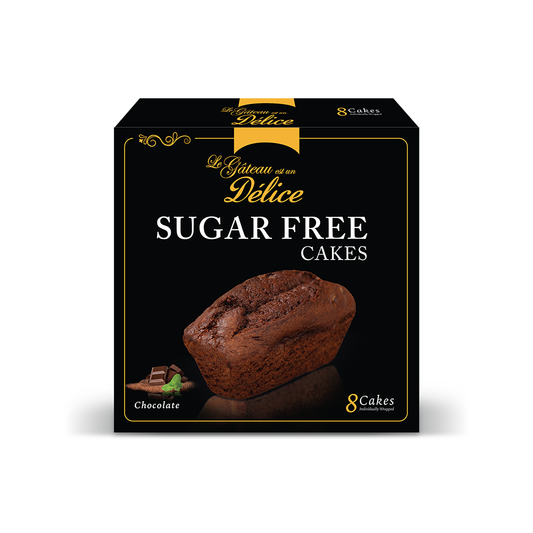 Delice Sugar Free Cake Chocolate 184g, 8 Cakes