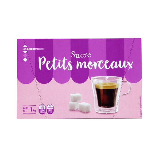 Leader Price Sucre Petits Morceaux 1Kg