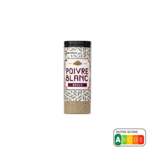 Leader Price Poivre Blanc Flacon 40g