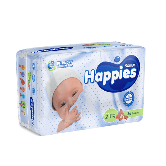 Happies Diapers Regular Small x36