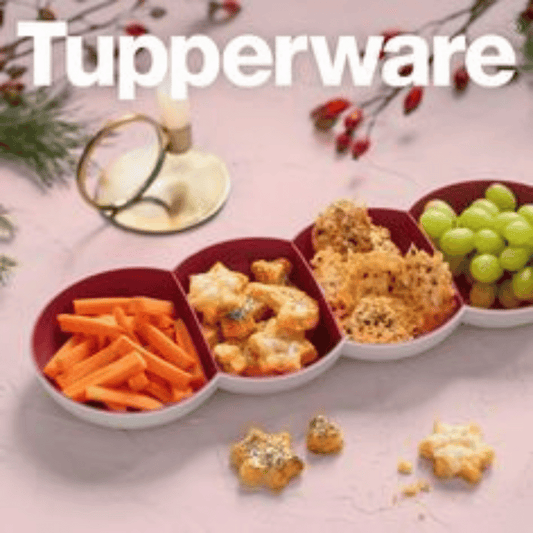 Tupperware Allegra 4 Peas Server, Cott.Bor