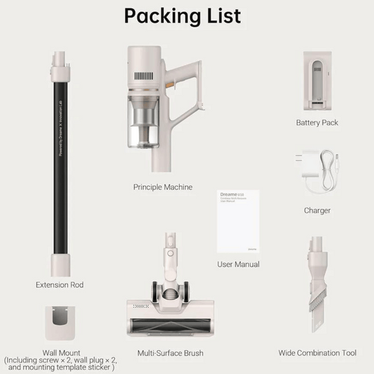 Dreame U10 Cordless Stick Vacuum Cleaner