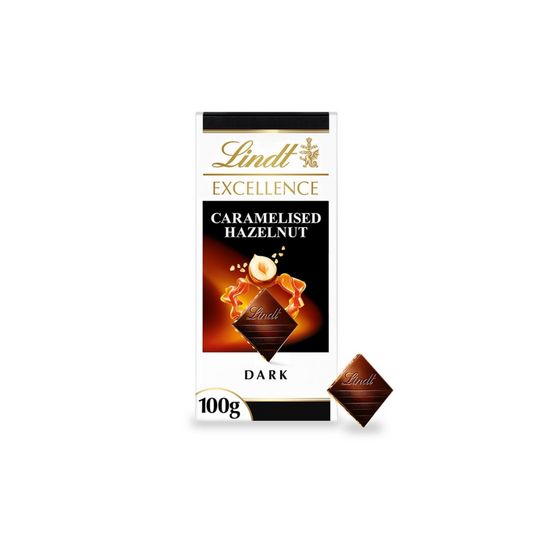 Lindt Excellence Dark Caramelised Hazelnut 100g
