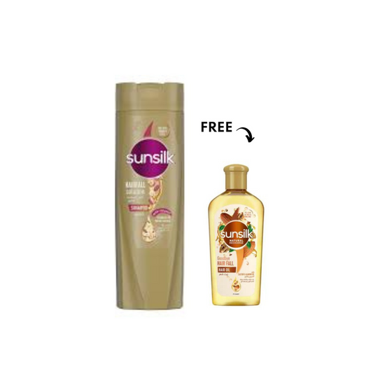 Sunsilk Shampoo Anti Hair Fall 350ml + Hair Oil 75ml Free