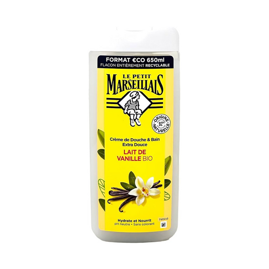 Le Petit Marseillais Shower Gel Vanilla Milk Bio 650ml