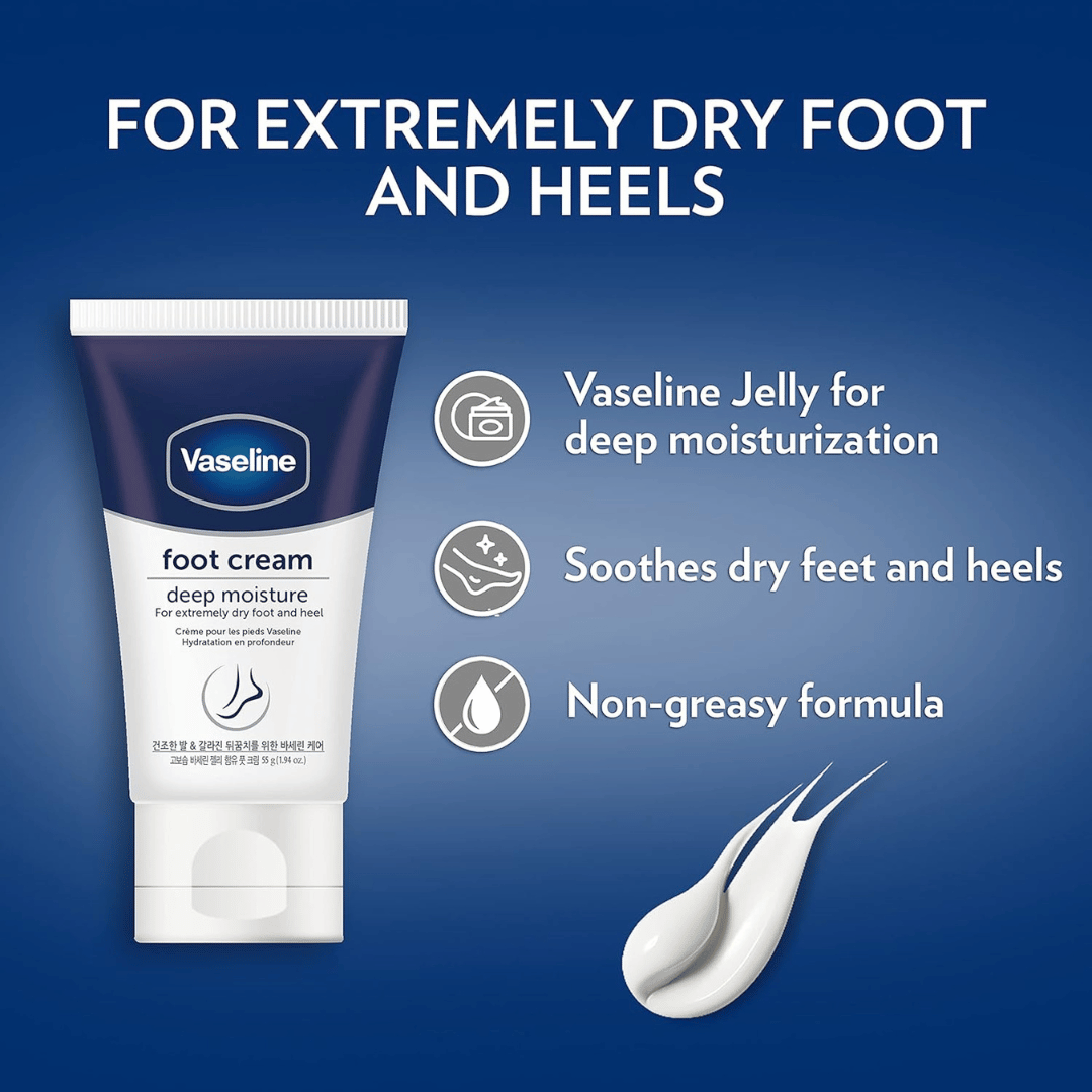 Fattal Online Buy Vaseline Foot Cream Deep Moisture 55g in Lebanon