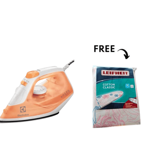 Electrolux EasyLine Steam Iron ESI4007 + Leifheit Ironing Board Cover Free
