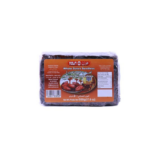 Aoun Whole Dates Seedless 500g