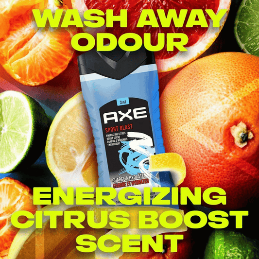 AXE Men 3in1 Body Wash Sport Blast 400ml
