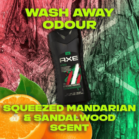 AXE Men 3in1 Body Wash Africa 400ml