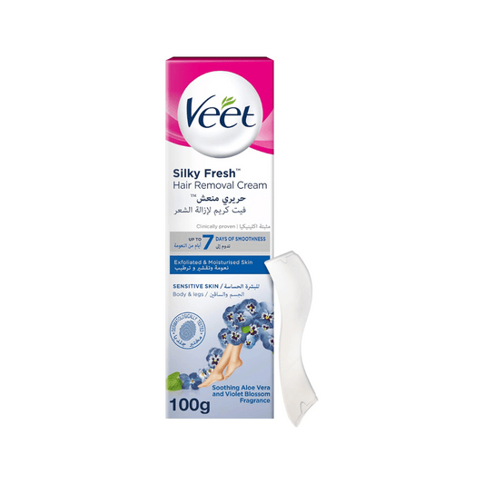 Veet Hair Removal Cream Sensitive Skin Body & Legs 100g