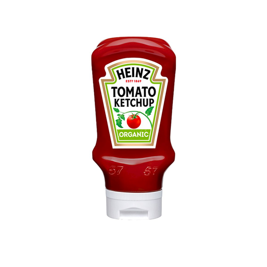 Heinz Organic Tomato Ketchup, Top Down Squeezy Bottle, 580g