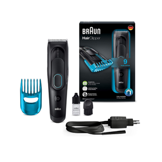Braun Hair clipper HC5010 with 1 comb for 9 precise length settings