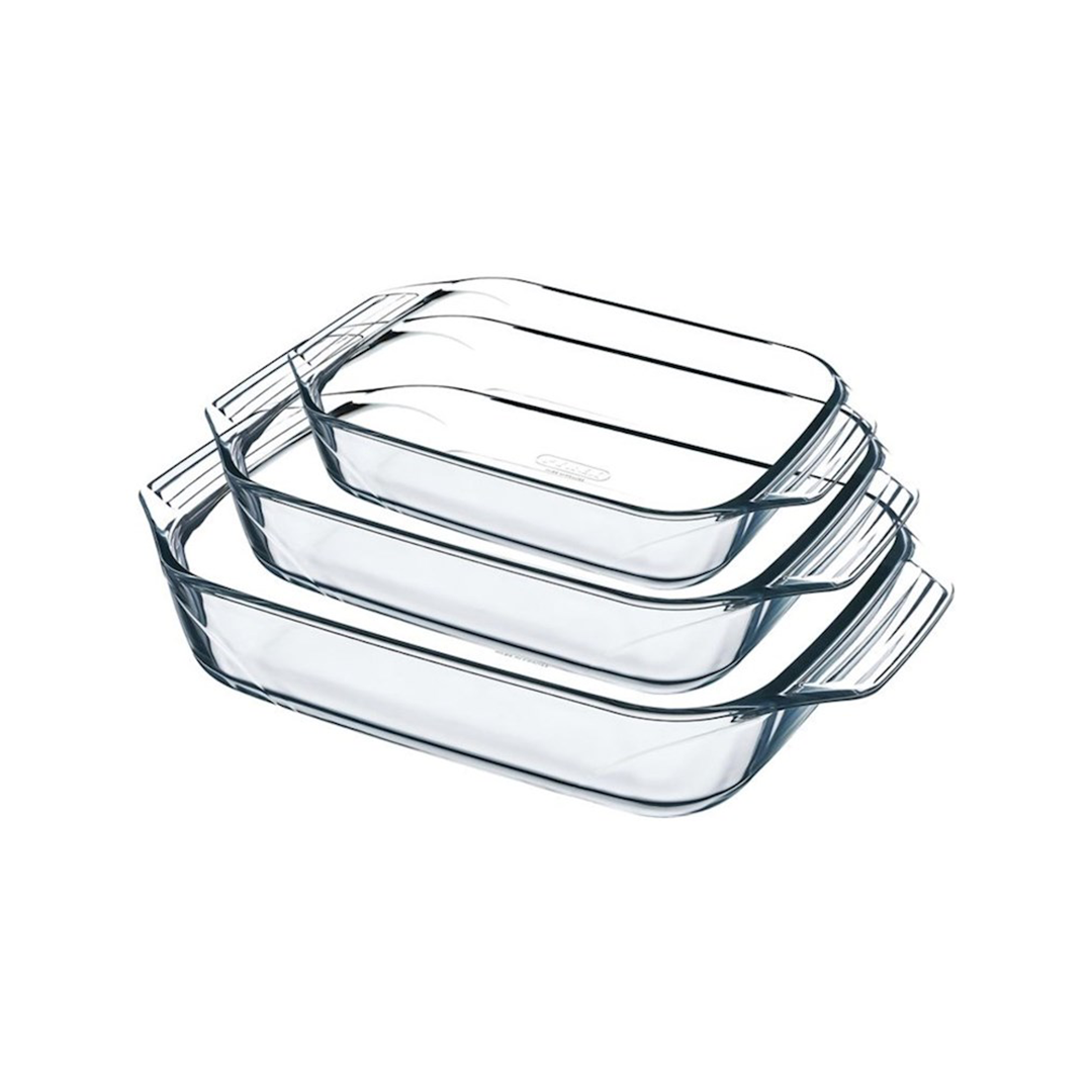 Pyrex Oven Dish Set Irresistible - Set of 3 Pyrex Oven Dish Set Irresistible - Set of 3