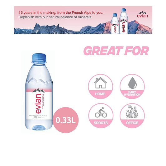 Evian Eau Minerale Prestige 33CL