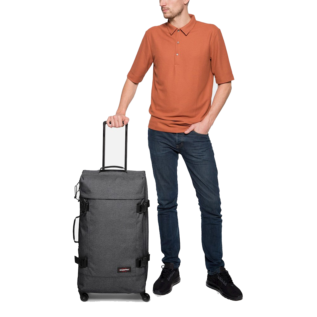 Ongemak cultuur Relatieve grootte Fattal Online - Buy Eastpak Trolley Suitcase Trans4 L Black Denim EK82L77H  in Lebanon
