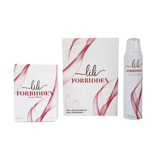 Lili Coffret Forbidden Eau De Toilette 100ml & Deodorant 150ml