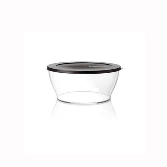 Tupperware Eco+ Clearly Elegant Bowl 2.4L - Jet Black