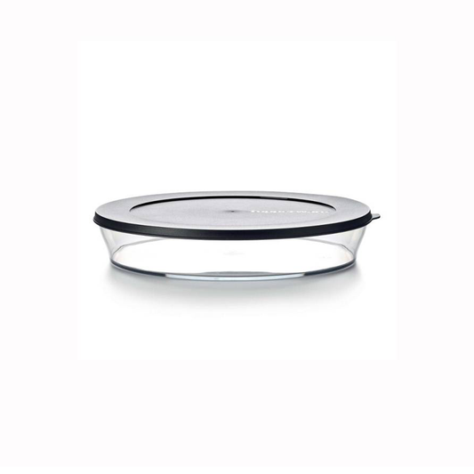 Tupperware Eco+ Clearly Elegant Bowl Dish 2L - Jet Black