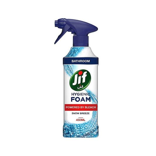 Jif Hygienic Foam Bathroom Spray, With Bleach, 450ml