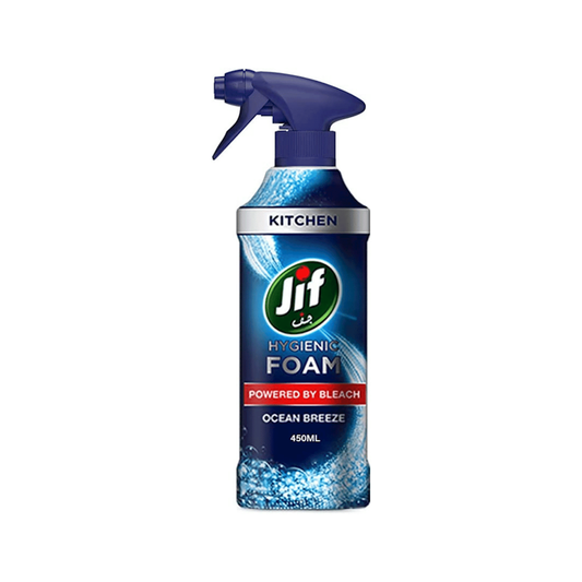 Jif Hygienic Foam Kitchen Spray, with Bleach, 450ml
