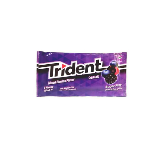Trident Sugar Free Mixed Berries 8g