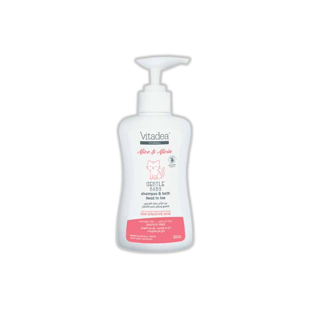 Vitadea Head-to-Toe Shampoo & Baby Bath, 250ml